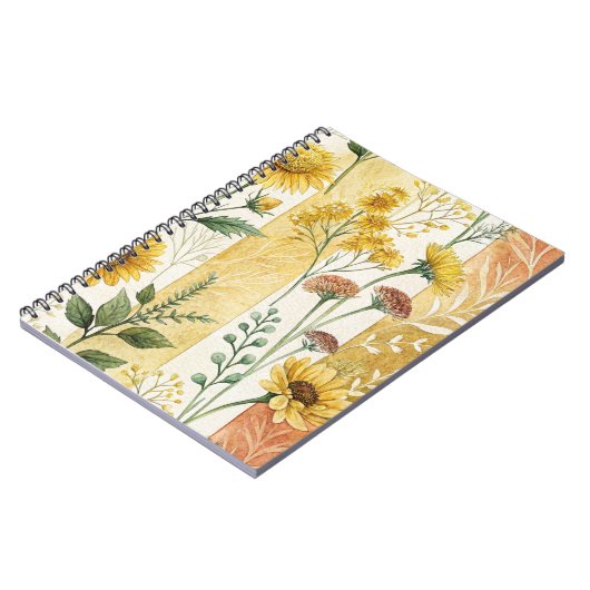 Soft Floral Pattern Collection ノートブック (左側)