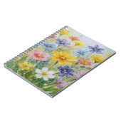 Soft Floral Pattern Collection ノートブック (左側)