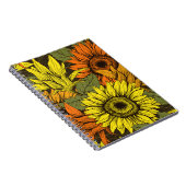 Soft Floral Pattern Collection ノートブック (右側)