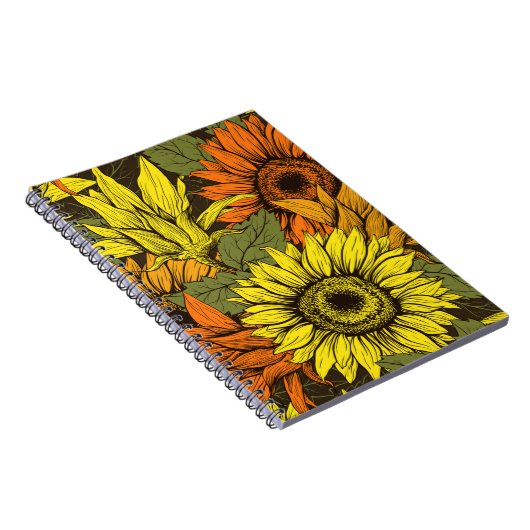 Soft Floral Pattern Collection ノートブック (右側)