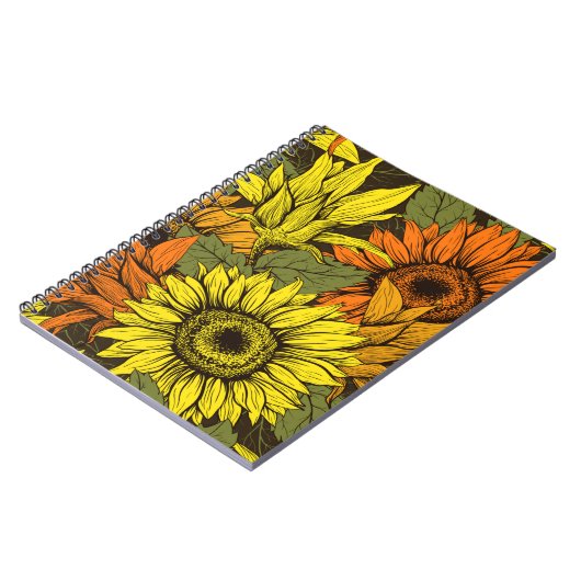 Soft Floral Pattern Collection ノートブック (左側)