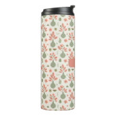 Soft Floral Vase Pattern — Blush Pink Accent タンブラー (回転左)