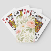 Soft Floral Watercolor Pattern   トランプ (裏面)