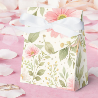 Soft Floral Watercolor Pattern   フェイバーボックス