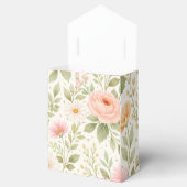 Soft Floral Watercolor Pattern   フェイバーボックス (オープン)