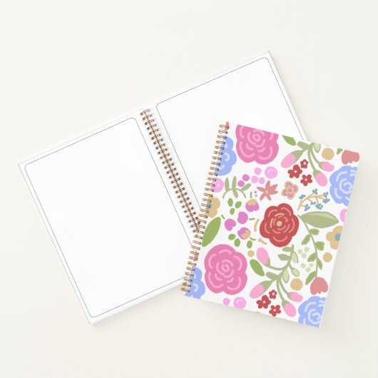 Soft Flowers ノートブック (内部)