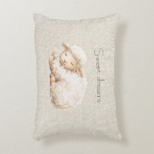 Soft Fluffy Sleeping Sheep アクセントクッション (正面(垂直))