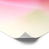 Soft Focus Pink Orchid Floral Photo Poster ポスター (角)