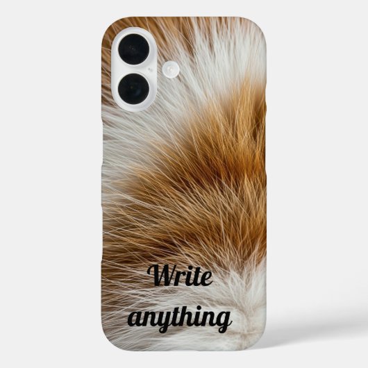 Soft Fur Texture Phone Case – Calico Cat Aesthetic Case-Mate iPhoneケース (裏面)