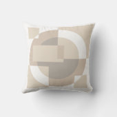 Soft Geometric Blocks – Overlapping Neutral Shapes クッション (裏面)