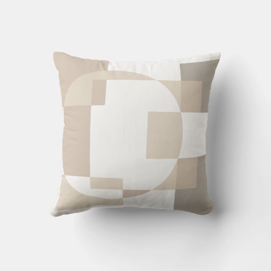 Soft Geometric Blocks – Simple and Sleek クッション (裏面)