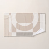 Soft Geometric Blocks – Simple and Sleek バスタオルセット (ハンドタオル)