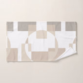 Soft Geometric Blocks – Simple and Sleek バスタオルセット (ハンドタオル)
