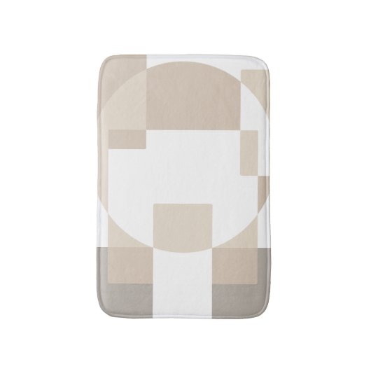 Soft Geometric Blocks – Simple and Sleek バスマット (正面縦)