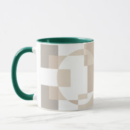 Soft Geometric Blocks – Simple and Sleek マグカップ