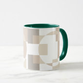 Soft Geometric Blocks – Simple and Sleek マグカップ (正面右)
