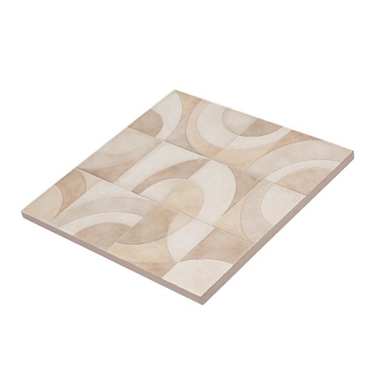 Soft Geometric Seamless Ceramic Tile タイル (側面)