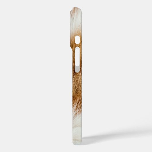 Soft Ginger Tabby Fur Texture iPhone Case Case-Mate iPhoneケース (裏面 / 左)