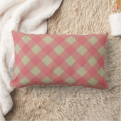 Soft Gingham Throw Pillow – Cozy Check  ランバークッション (ブランケット)