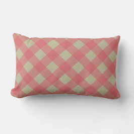Soft Gingham Throw Pillow – Cozy Check  ランバークッション
