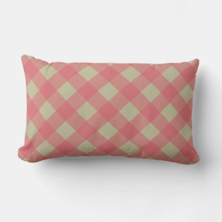 Soft Gingham Throw Pillow – Cozy Check  ランバークッション