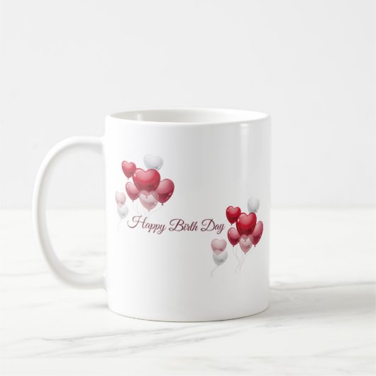 Soft Girl Aesthetic Coquette Mug コーヒーマグカップ (左)