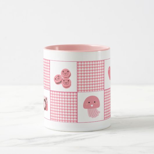 Soft Girl Aesthetic Coquette Mug マグカップ (中央)