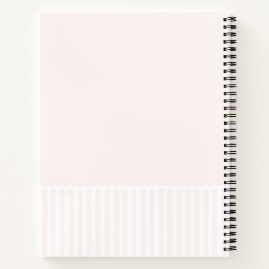 Soft Girl Pink Bow  ノートブック (裏面)