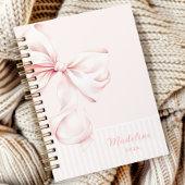 Soft Girl Pink Bow  ノートブック