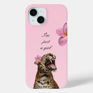 Soft Girl Pink Leopard Phone Case |Trendy & Girly  iPhone 15ケース