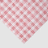 Soft Girly Pink White Plaid Stripes Birthday 薄葉紙 (詳細)