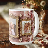 Soft Gold Baroque Floral Memory Frames Gallery コーヒーマグカップ