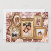 Soft Gold Baroque Floral Memory Frames Gallery シーズンカード (正面)