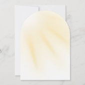  Soft gold cross Baptism invitation  招待状 (裏面)