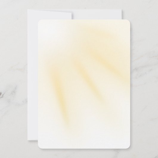  Soft gold cross Baptism invitation  招待状 (裏面)