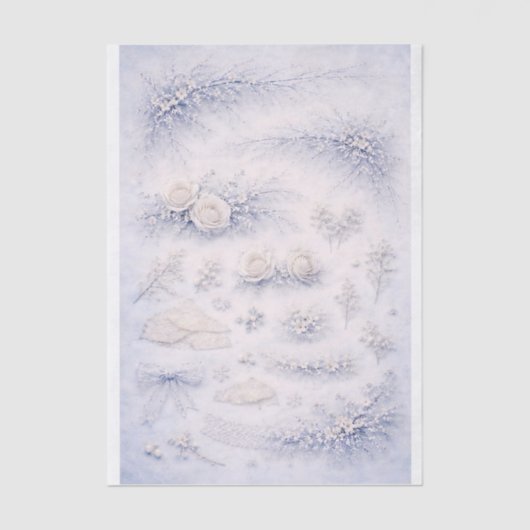 Soft Gothic Romance Mini Elements FJ2 Decoupage 薄葉紙 (正面)