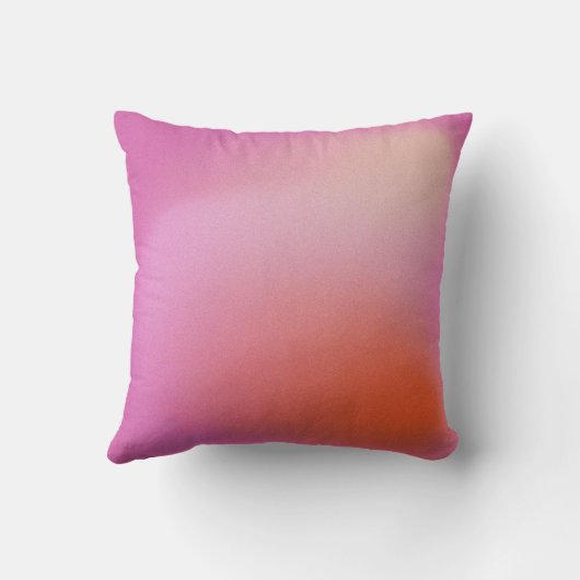 Soft Gradient Grain Throw Pillow – Calm Minimalist クッション (裏面)