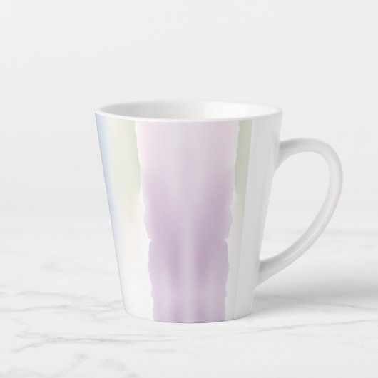 Soft Gradient Torn‑Edge  カフェラテマグ (右)