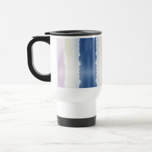 Soft Gradient Torn‑Edge Travel Mug トラベルマグ (左)