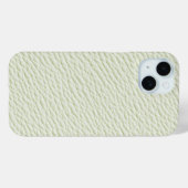 Soft Green Leather Textured Phone Case Case-Mate iPhoneケース (裏面 (横))