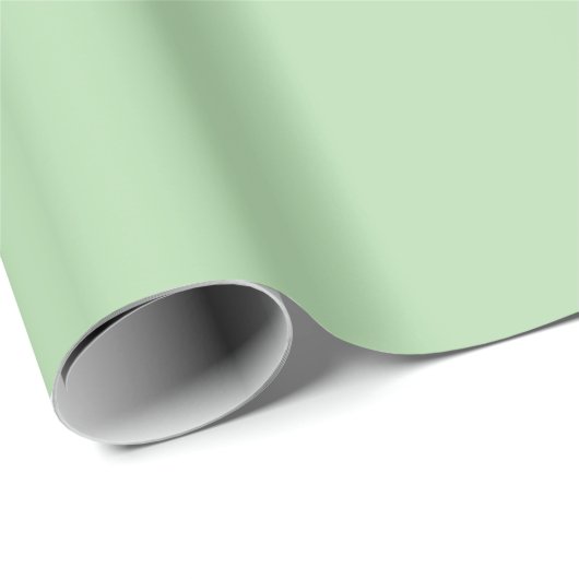 Soft Green Solid Wrapping Paper Roll ラッピングペーパー (ロールコーナー)