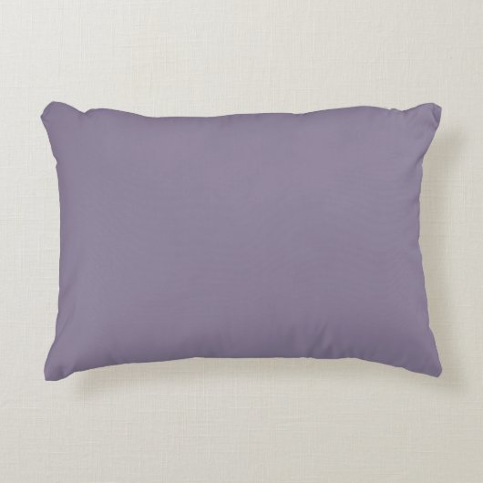 Soft Grey Purple,Solid Modern,Throw Pillow アクセントクッション (正面)