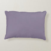Soft Grey Purple,Solid Modern,Throw Pillow アクセントクッション (裏面)