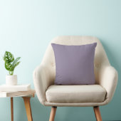 Soft Grey Purple,Solid Modern,Throw Pillow クッション (椅子)