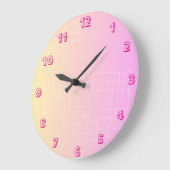Soft Harmony Abstract Wall Clock ラージ壁時計 (傾斜)