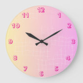Soft Harmony Abstract Wall Clock ラージ壁時計 (正面)