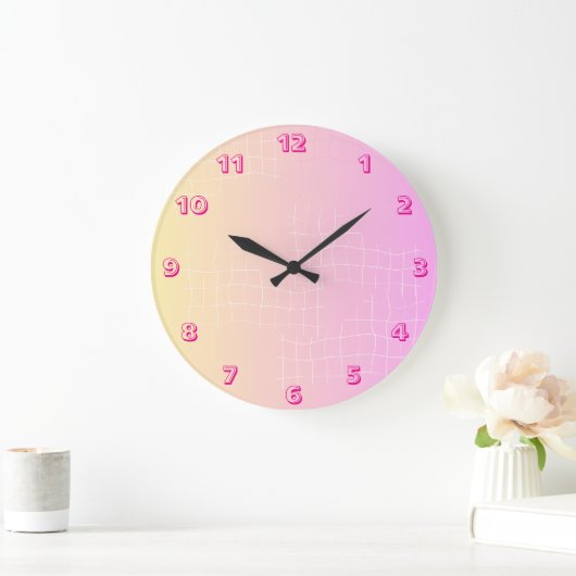 Soft Harmony Abstract Wall Clock ラージ壁時計 (ホーム)