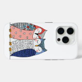 Soft Harmony Owls Case-Mate iPhoneケース (裏面 (横))