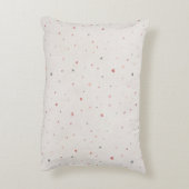 Soft Heart Pattern Accent Pillow アクセントクッション (裏面(縦))