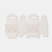 Soft Heart Pattern Favor Box フェイバーボックス (折り畳みなし)